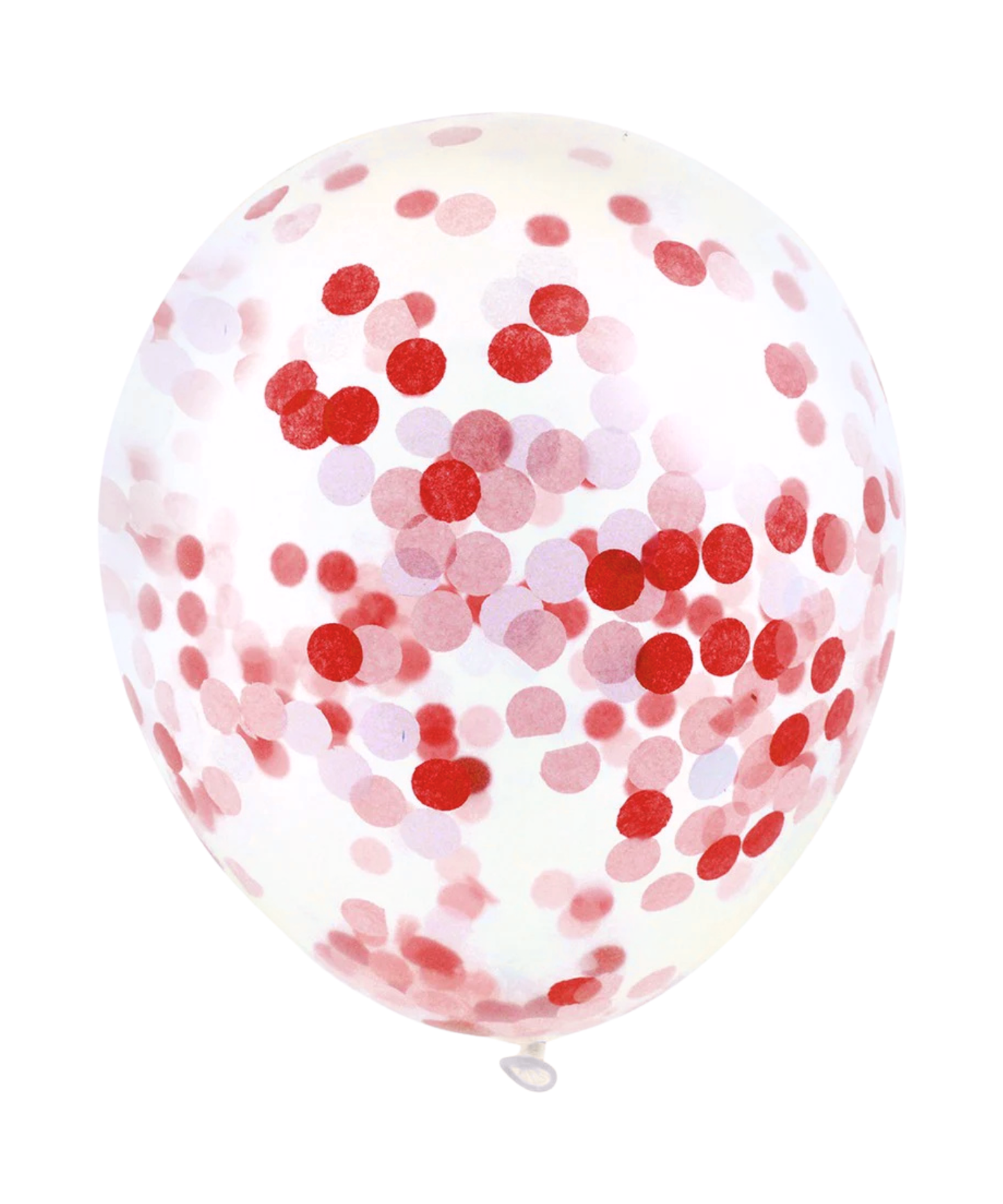 Artwrap 五彩纸屑气球 30 厘米(红色)已充气