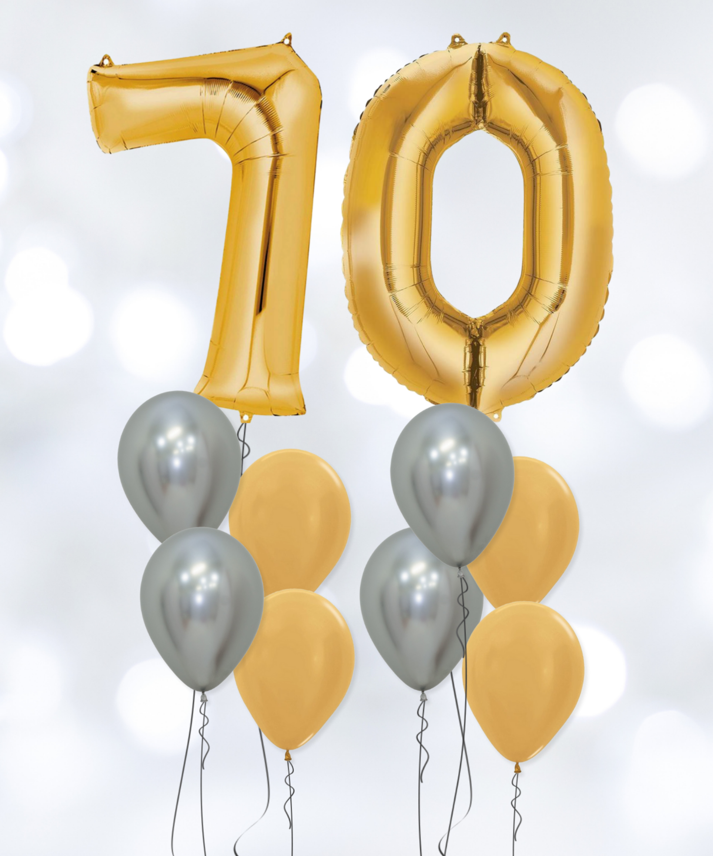 Golden Oldies Birthday Balloon Bouquet