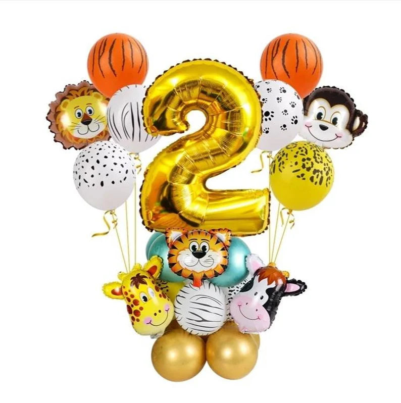 Kids Birthday Animal Balloon Bouquet