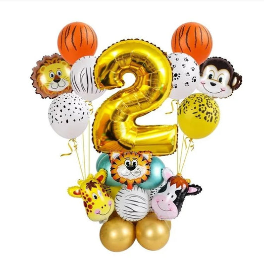 Kids Birthday Animal Balloon Bouquet