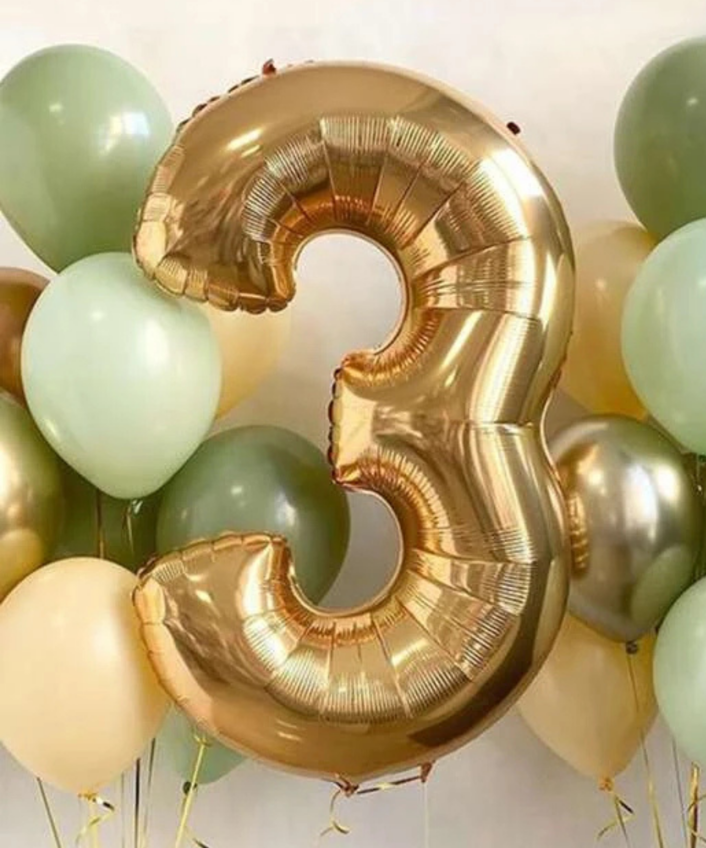 儿童生日数字气球巨型花束（20 个气球）