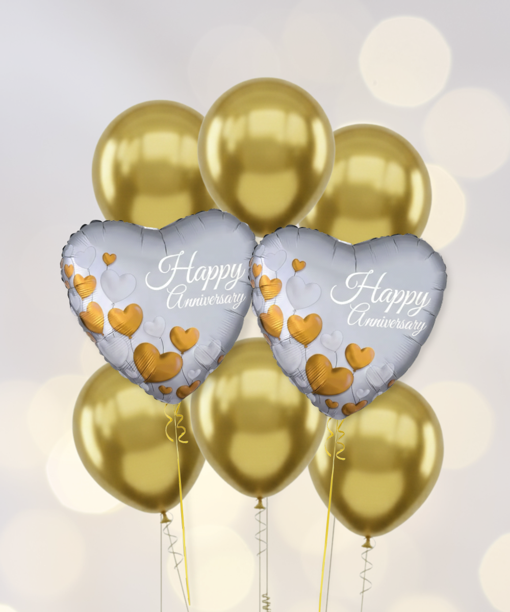Faberyay Balloons - Happy Anniversary Balloons Large