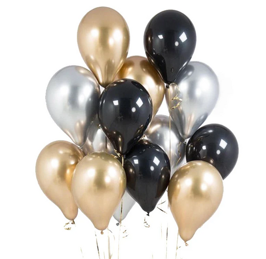 21st Birthday Balloons Pack (Choose your colours)