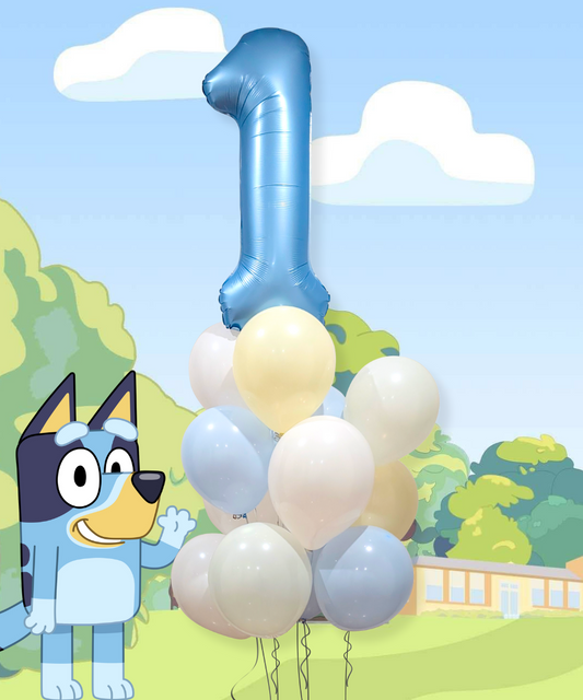 Bluey Balloon Bouquet