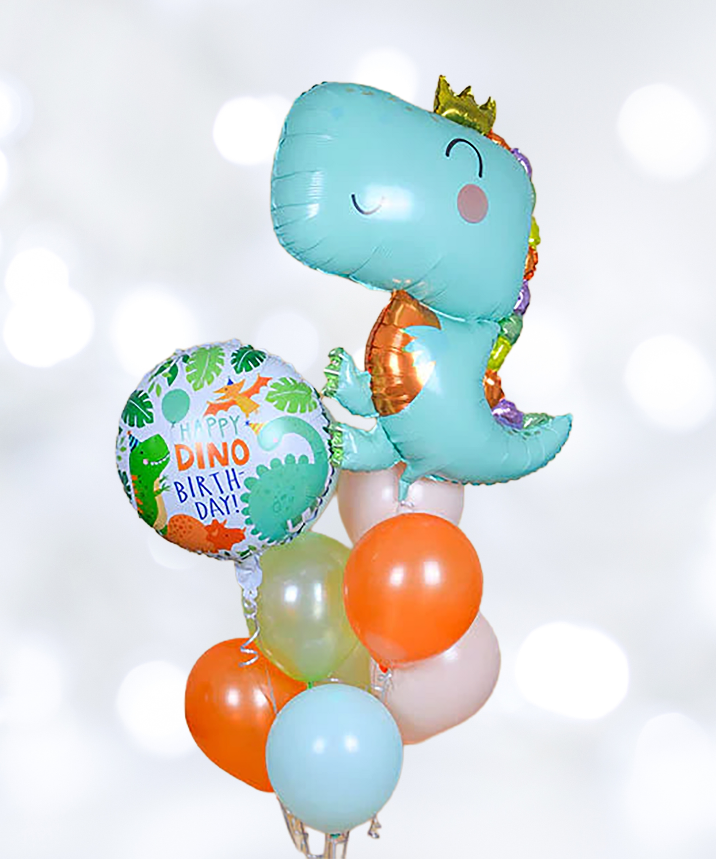 儿童生日恐龙气球花束