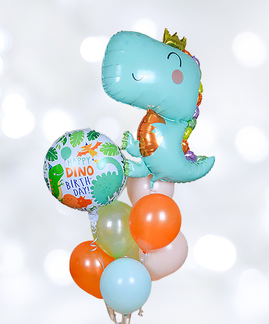 儿童生日恐龙气球花束