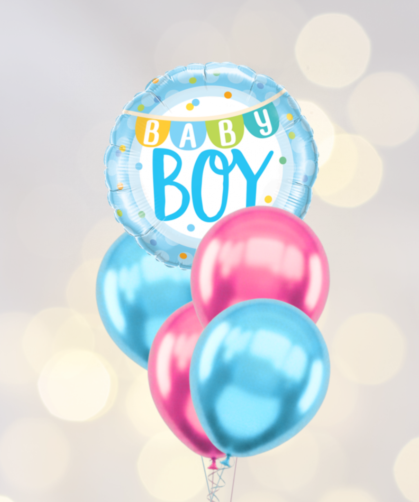 Gender Reveal Balloon Bouquet