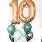 生日气球花束大数字组合